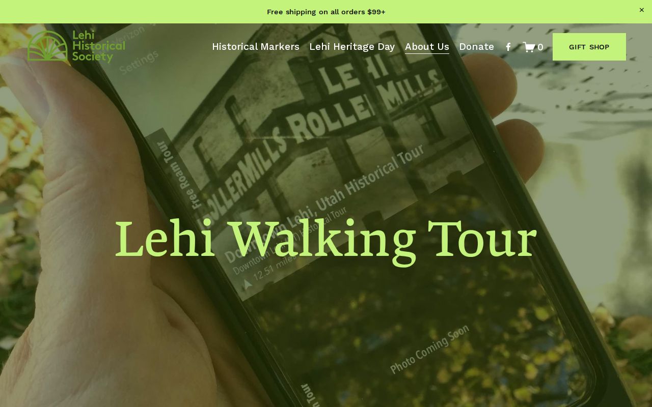 Lehi city directory context from a Historical Society walking tour