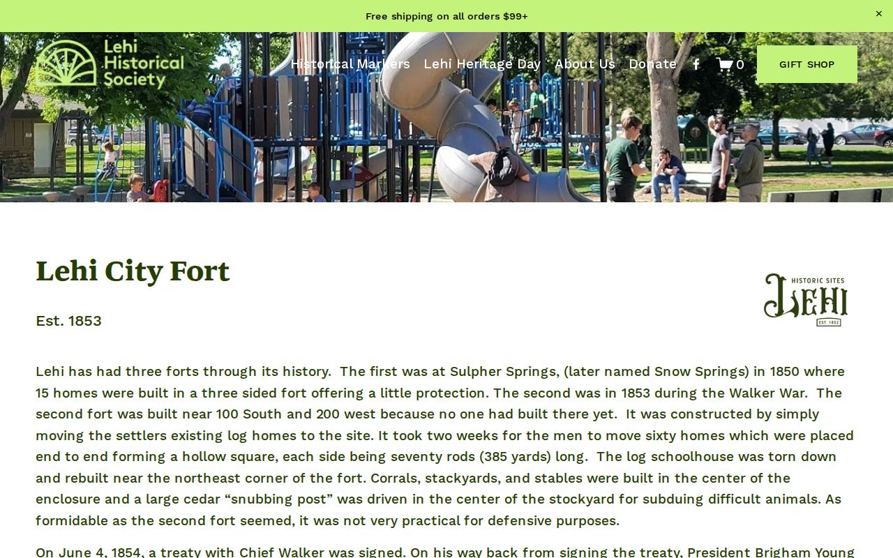 Lehi previous residents historic fort-grid context for a house history