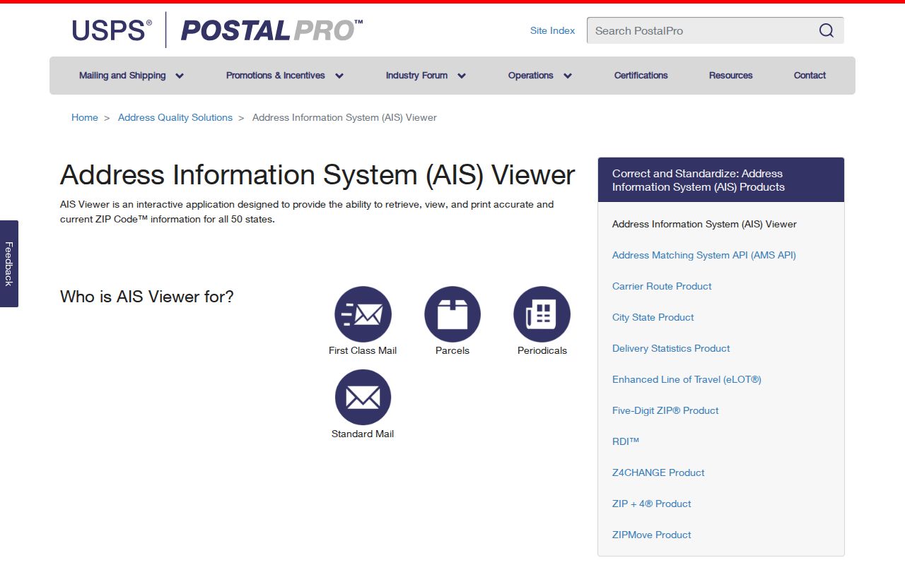 Lehi ZIP code directory USPS AIS address verification route